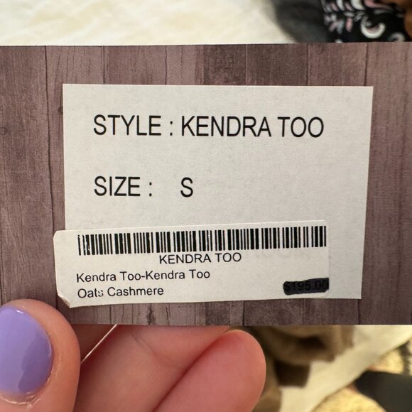 NEW WITH TAGS: Tan Cashmere Sweater - Picture 2 of 2